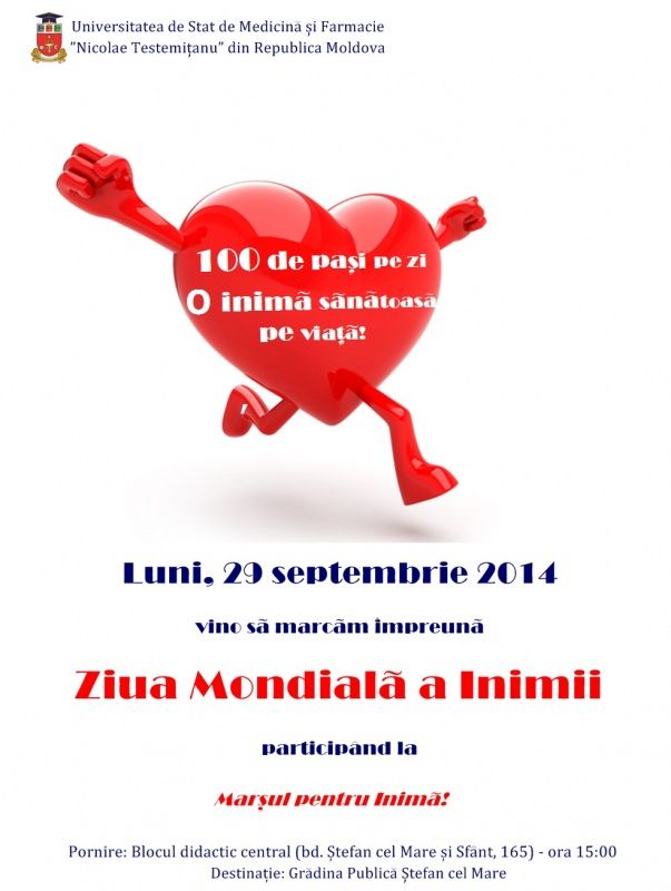 Participă la Marșul pentru Inimă! Participă la Marșul pentru Inimă!