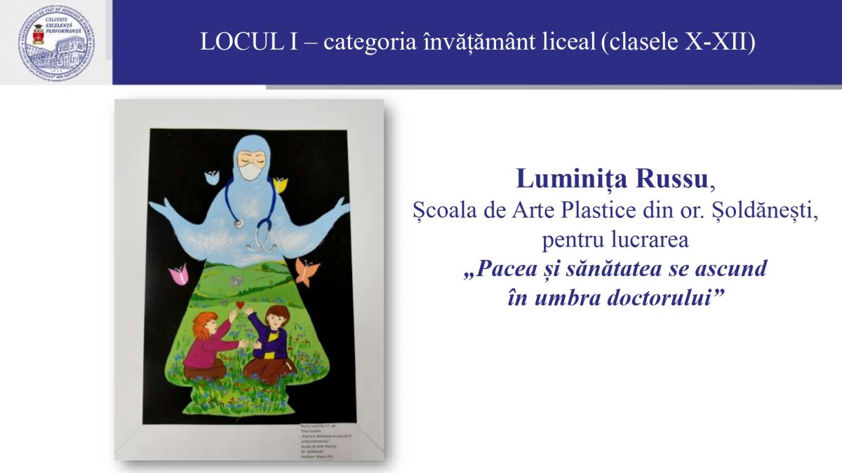 concursul de desene „Medicul – prin ochii unui copil”